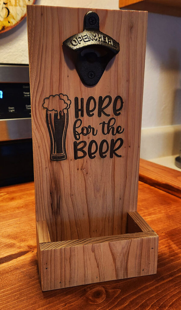 Custom Wall-Mounted Bottle Opener