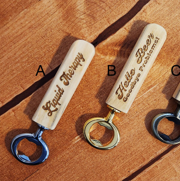 Handmade Wood Bottle Openers